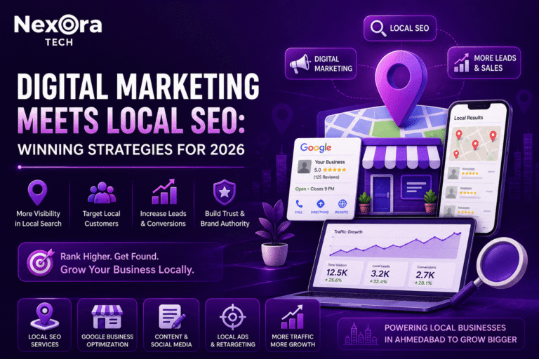 Local SEO Services in Ahmedabad improving Google rankings and local search visibility