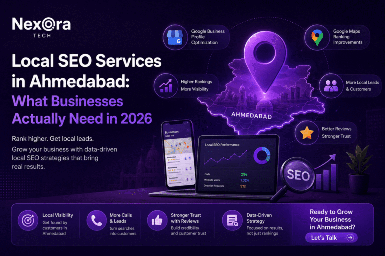 Local SEO Services in Ahmedabad helping businesses improve Google Maps rankings and local search visibility in 2026.